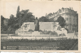 PC34293 Bruxelles Ixelles. Monument Erige En L Honneur Des Ixellois Morts Pour L - World