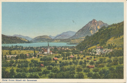 PC33927 Hotel Krone Giswil Mit Sarnersee. Globetrotter. No 1627. 1937 - Monde