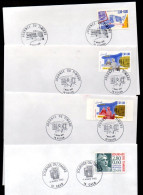 Enveloppes 1er Jour "Journée Et Fête Du Timbre". (Lot De 13 Enveloppes). - Commemorative Postmarks