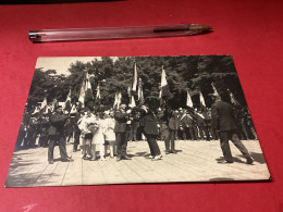 INGERSHEIM   Militaria Fêtes  Des. Vétérans. Année 1929  Photo Format 14x 9,5 Cm - Otros & Sin Clasificación