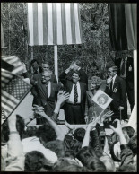 Ronald And Nancy Reagan USA Bernhard Vogel Germany Hambach Castle Deutschland 1985 Original EPA Press Photo - Famous People