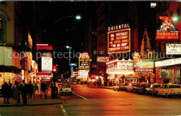 72837345 Chicago_Illinois Randolph Street Theatrical District In Twilight - Altri & Non Classificati