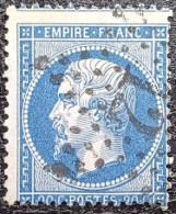 N°22. Variété. Oblitéré étoile De Paris N°12 - 1862 Napoleone III