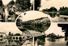 72831694 Maidenhead Riverside Boulters Lock Monkey Island Cookham Lock Bridge Ri - Otros & Sin Clasificación