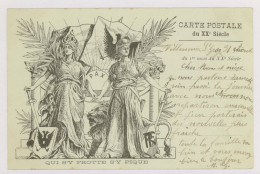 Illustrateur, Grellet : Carte Postale Du XX° Siècle : Qui S'y Frotte S'y Pique, 1903 - Pax, Marianne (z3679) - Patriotic