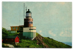 Kullens Fyr Lighthouse Höganäs, Öresund Scania Sweden 1970s Unused Small Postcard. Publisher E.Danielson Genevad - Suède