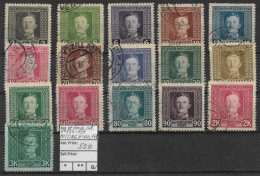 Bosnia-Herzegovina/Austria-Hungary, 1917 Year, No 124-139 (missing No 140 & 141), (cancelled) - Bosnia And Herzegovina