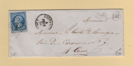 Coutances - 48 - Manche - 1859 - OR Originie Rurale - Courrier De Trelly - 1849-1876: Periodo Clásico