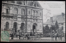 Chasse à Courre - Chateau De Bonnelles  Les Deux Duchesse D'Uzès - Départ Pour La Chasse  (Librairie Nlle Rambouillet) - Jagd