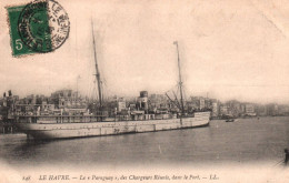 Le Havre - Paquebot LE PARAGUAY De La Compagnie Des Chargeurs Réunis , Dans Le Port - Hafen