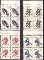 Yugoslavia 1968 - Sport, Winter Olimpic Games In Grenoble - Mi 1262-1265 - MNH**VF - Unused Stamps