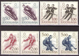 Yugoslavia 1968 - Sport, Winter Olimpic Games In Grenoble - Mi 1262-1265 - MNH**VF - Ongebruikt