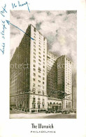 72818419 Philadelphia Pennsylvania The Warwick Kirkeby Hotel Illustration Philad - Altri & Non Classificati