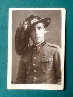 Photo Ancienne Militaire Italien Italie Chapeau Homme - Other & Unclassified