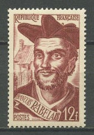 FRANCE 1950 N° 866 ** Neuf MNH Superbe C 1 € François Rabelais Ecrivain Writer - Nuovi