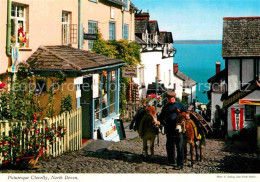 72807528 Clovelly Picturesque Street Scene Fishing Village Clovelly - Sonstige & Ohne Zuordnung