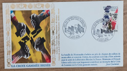 YT N°3675 - AOUT 1944 DERNIERE BATAILLE DE NORMANDIE - MONT ORMEL  - 2004 - Cartas & Documentos