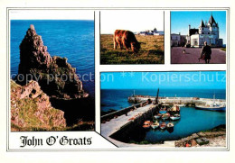 72806708 John O Groats Kueste Felsen Hotel Hafen Caithness - Sonstige & Ohne Zuordnung