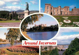 72806707 Inverness Highland St Andrews Cathedral Castle River Ness Riverside Gar - Altri & Non Classificati