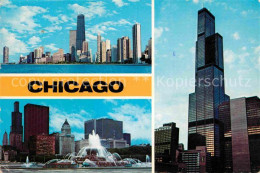 72803477 Chicago_Illinois Skyline John Hancock Building Buckingham Fountain Skys - Otros & Sin Clasificación