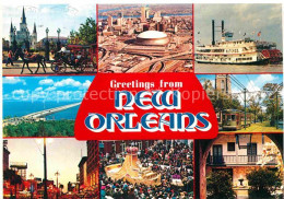 72803475 New_Orleans_Louisiana Jackson Square Steamboat Lake Ponchartrain Causew - Andere & Zonder Classificatie