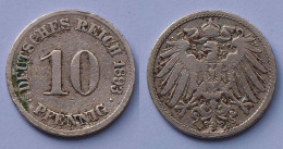 10 Pfennig 1893 J Deutsches Kaiserreich Empire Jäger Nr. 13   (17722 - 10 Pfennig