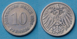 10 Pfennig 1896 E Deutsches Kaiserreich Empire Jäger Nr. 13   (17734 - 10 Pfennig