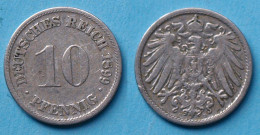 10 Pfennig 1899 D Deutsches Kaiserreich Empire Jäger Nr. 13   (17742 - 10 Pfennig