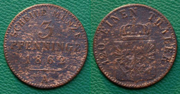 Brandenburg-Preußen 3 Pfennig 1863 A - Wilhelm I. 1861-1888  (17862 - Petites Monnaies & Autres Subdivisions