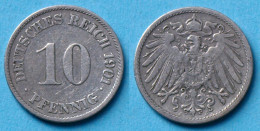 10 Pfennig 1901 J Deutsches Kaiserreich Empire Jäger Nr. 13   (17749 - 10 Pfennig