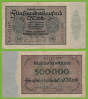 Reichsbanknote - 500000 500.000 Mark 1923 Ros. 87b F  (19557 - Sonstige & Ohne Zuordnung