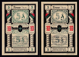 Sachsen-Anhalt - Frohse 10 Pfennig (geteilt 2 X 5 Pfg.) Notgeld ND   (19636 - Other & Unclassified