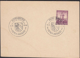 3.Reich Mi. Nr.819 Peter Henlein SST 1942 Nürnberg Auf Karte   (32585 - Altri & Non Classificati