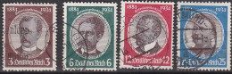 Deutsches Reich DR 1934 Mi. 540-543 Kolonialforscher Gestempelt Used    (c285 - Other & Unclassified