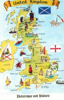 72801850 United Kingdom Picturesque And Historic Map United Kingdom - Andere & Zonder Classificatie