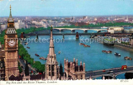 72801848 London Big Ben And The River Thames Bridges - Otros & Sin Clasificación