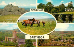 72801846 Dartmoor Haytor Rocks Clapper Bridge Ponies Buckfast Abbey Widecombe In - Other & Unclassified