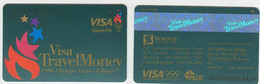 Visa Travel Money, Atlanta 1996, No Value, Mint Condition # Visatm-1 - Tarjetas De Crédito (caducidad Min 10 Años)