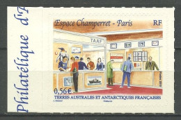 TAAF 2010 N° 577 ** Auto Adhésif  Neuf  MNH Superbe C 2,50 € Espace Champerret  Paris Salon D' Automne - Neufs