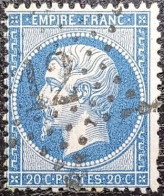 N°22. Oblitéré étoile De Paris N°12 - 1862 Napoléon III