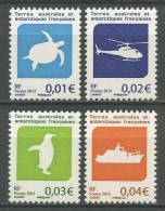 TAAF 2013 N° 677/680 ** Neufs MNH Superbes C 4 € Faune Oiseaux Tortue Bateaux Hélicoptère Bird Animaux Transport Turtles - Ungebraucht