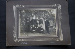 Photo De Groupe TUNISIE Vers 1900 Officier Avec Médaille - Guerre, Militaire