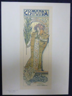 Superbe Planche De MUCHA - GISMONDA - Sarah BERNHARDT - 1896 - Mucha, Alphonse