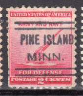 MM-635; USA Precancel/Vorausentwertung/Preo; PINE ISLAND (MN), Type 632(SHORT) - Vorausentwertungen