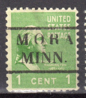 MM-632; USA Precancel/Vorausentwertung/Preo; MORA (MN), Type 478 - Precancels