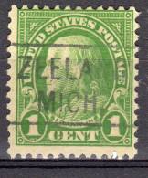 MM-608; USA Precancel/Vorausentwertung/Preo; ZEELAND (MI), Type 455 - Preobliterati