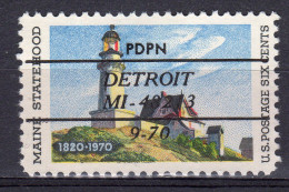 MM-603; USA Precancel/Vorausentwertung/Preo; DETROIT (MI), Type L-22 ITS - Precancels