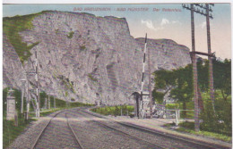 ALLEMAGNE - BAD KREUZNACH - BAD MÜNSTER - DER ROTENFELS - VOIE DU CHEMIN DE FER  - PASSAGE A NIVEAU - SANS TRAIN - Bad Kreuznach