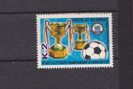 BURMA/MYANMAR STAMP 2004 ISSUED INTL SOCCER COMMEMORATIVE SINGLE, MNH - Myanmar (Birma 1948-...)