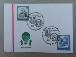 Österreich Pro Juventute - Mit Sonderstempel 18. 6. 1983 Bad Aussee, Briefmarken Werbeschau (Nr.1576) - Autres & Non Classés